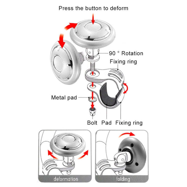 YI-71 Car Steering Wheel Booster Ball Car Power Handle (Mirror)