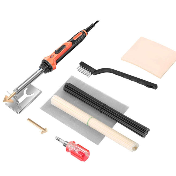 100W Electric Soldering Iron Plastic Welding Machine Car Bumper Repair Plier, EU Plug (Red)