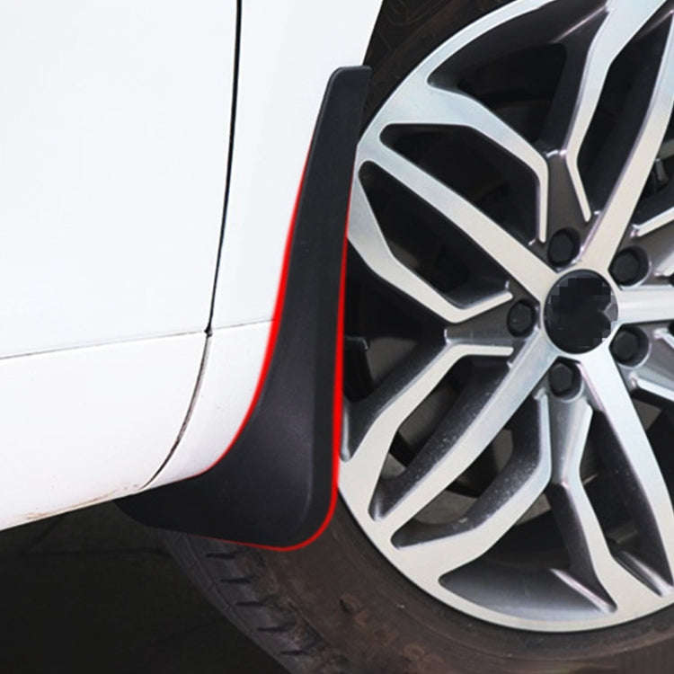 For Volkswagen T-ROC 2023 4pcs/Set Car Auto Soft Plastic Splash Flaps Fender Guard