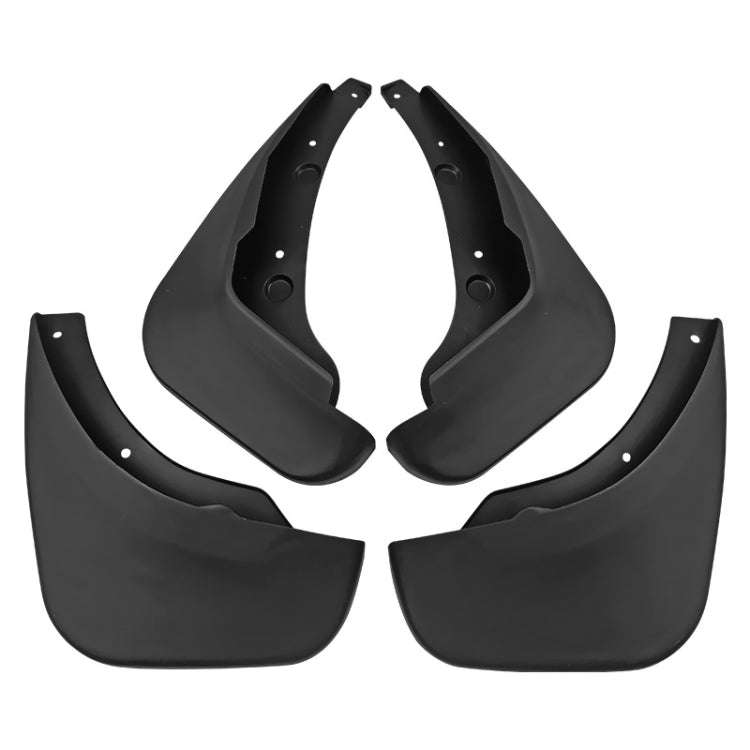 For Mazda 2 Hatchback 2007-2012 4pcs/Set Car Auto Soft Plastic Splash Flaps Fender Guard