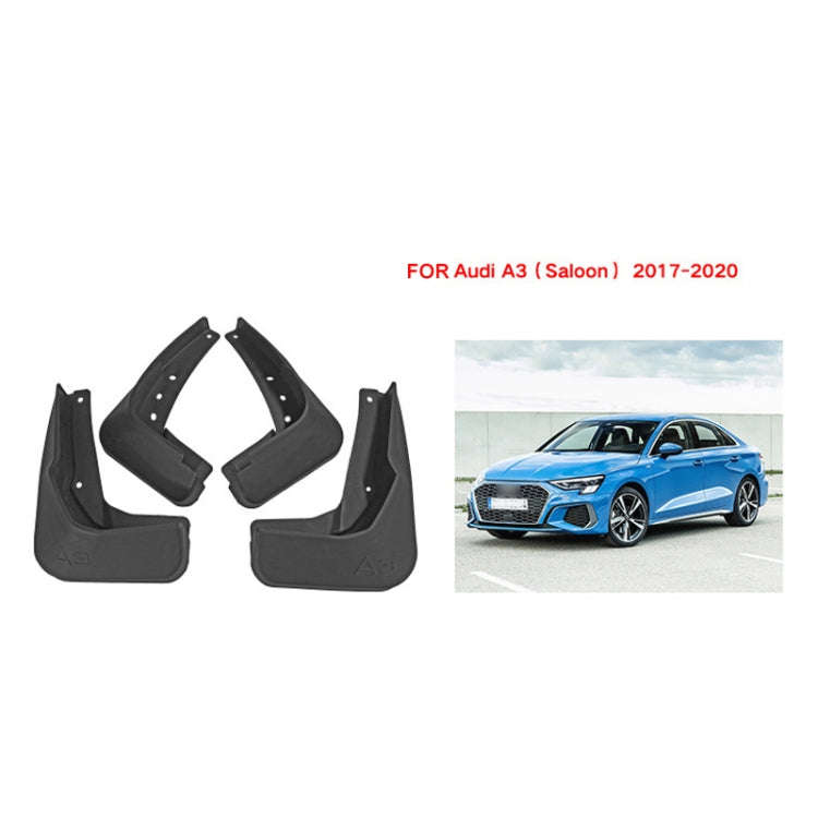 For Audi A3 Sedan 2017-2020 4pcs/Set Car Auto Soft Plastic Splash Flaps Fender Guard