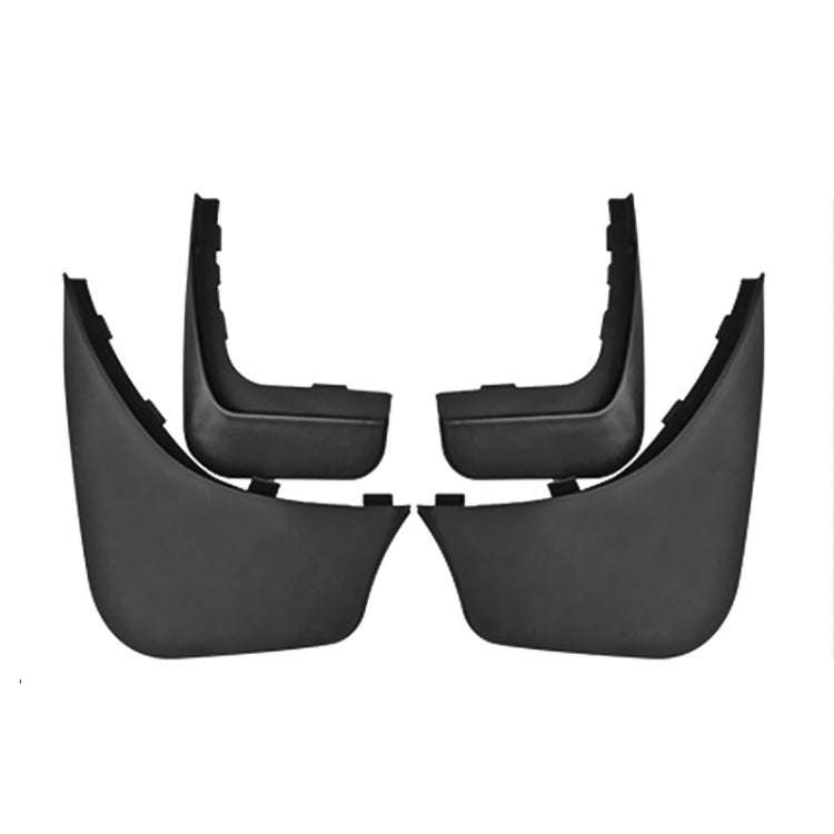 For Mercedes-Benz Smart 2009-2015 4pcs/Set Car Auto Soft Plastic Splash Flaps Fender Guard