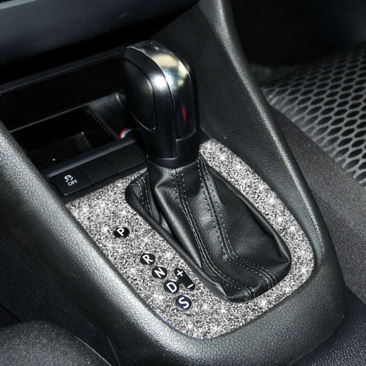 Car Gear Adjustment A Diamond Decoration Cover Sticker for Volkswagen Golf 6 2008-2012, Left-hand...