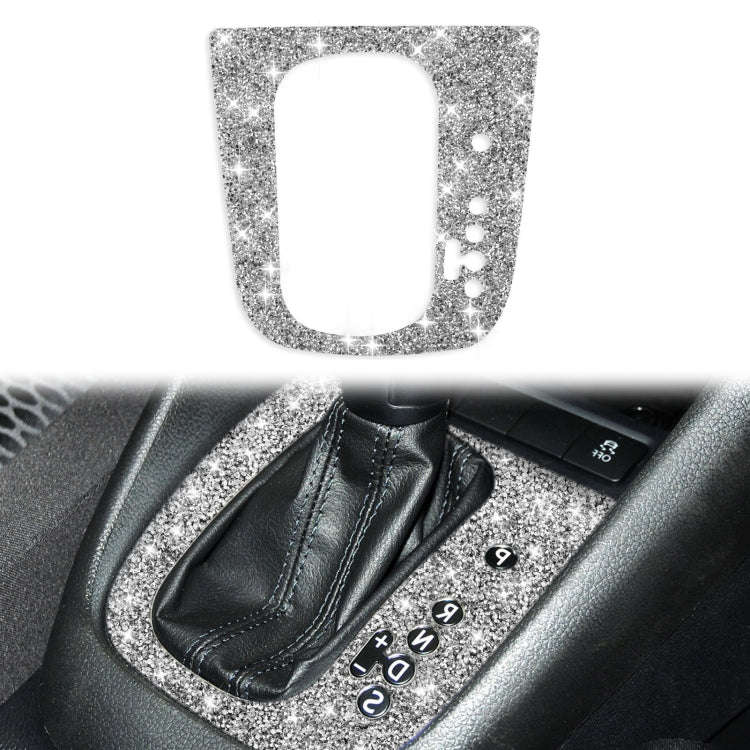 Car Gear Adjustment A Diamond Decoration Cover Sticker for Volkswagen Golf 6 2008-2012, Right-han...