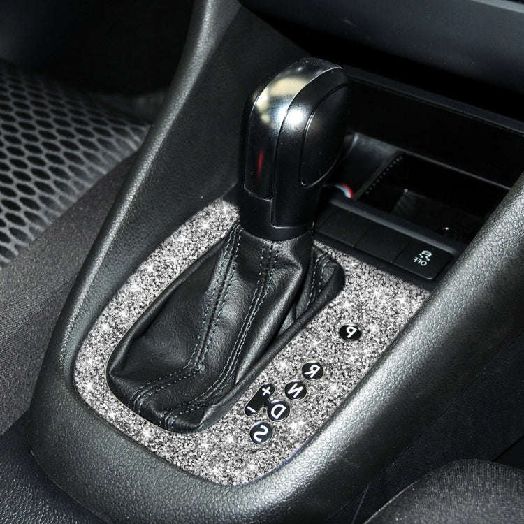 Car Gear Adjustment A Diamond Decoration Cover Sticker for Volkswagen Golf 6 2008-2012, Right-han...