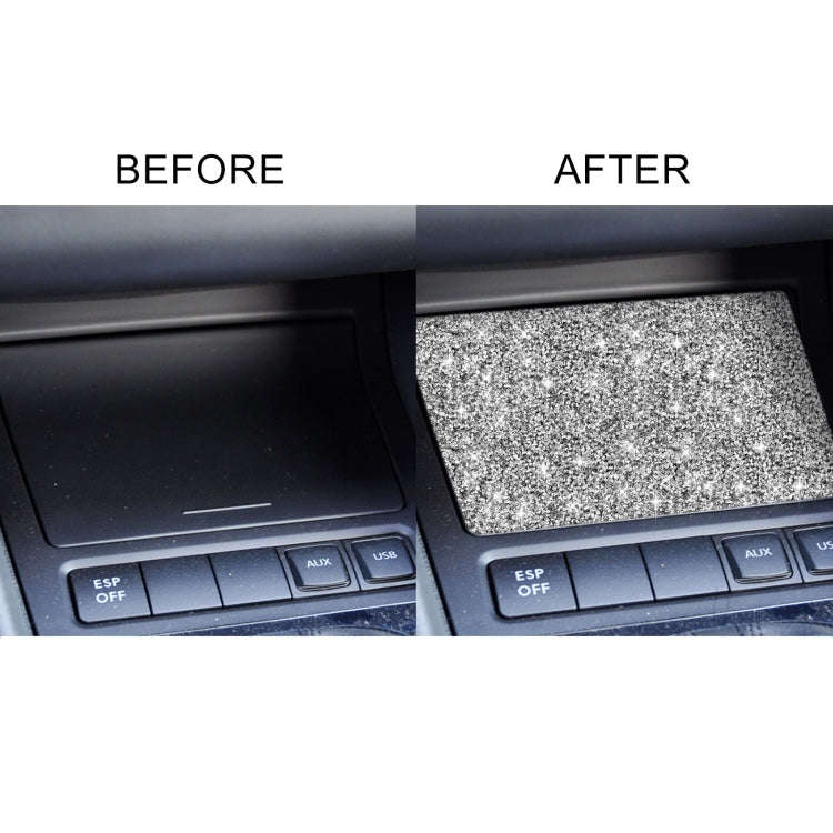 Car Ashtray Panel Diamond Decoration Cover Sticker for Volkswagen Golf 6 2008-2012, Left and Righ...