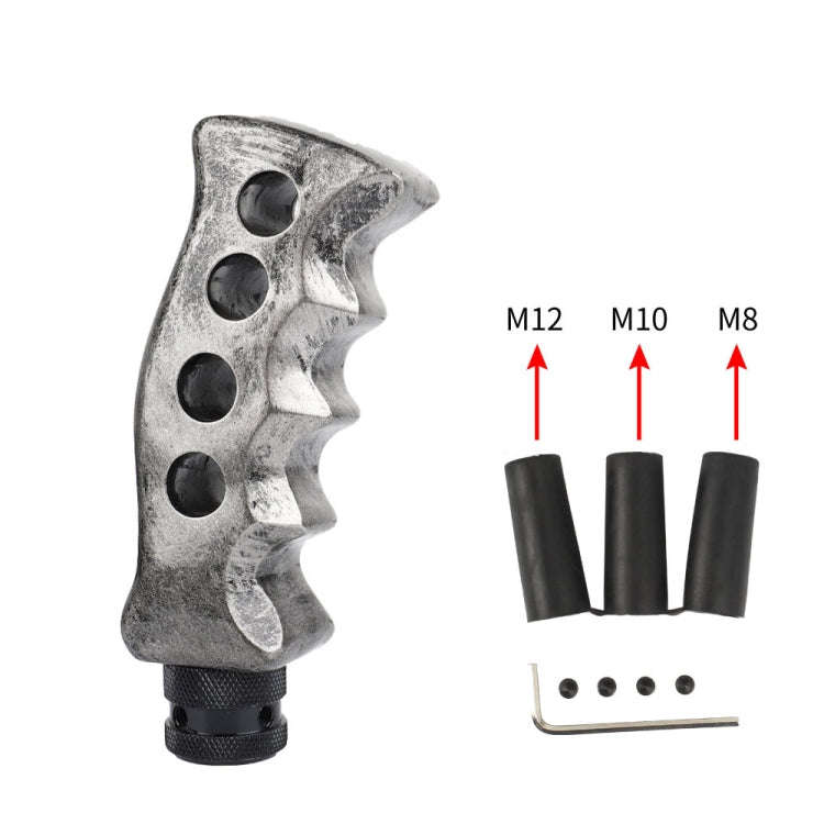 Universal Vehicle Knife-shaped Modified Gear Shift Knob (Titanium Color)