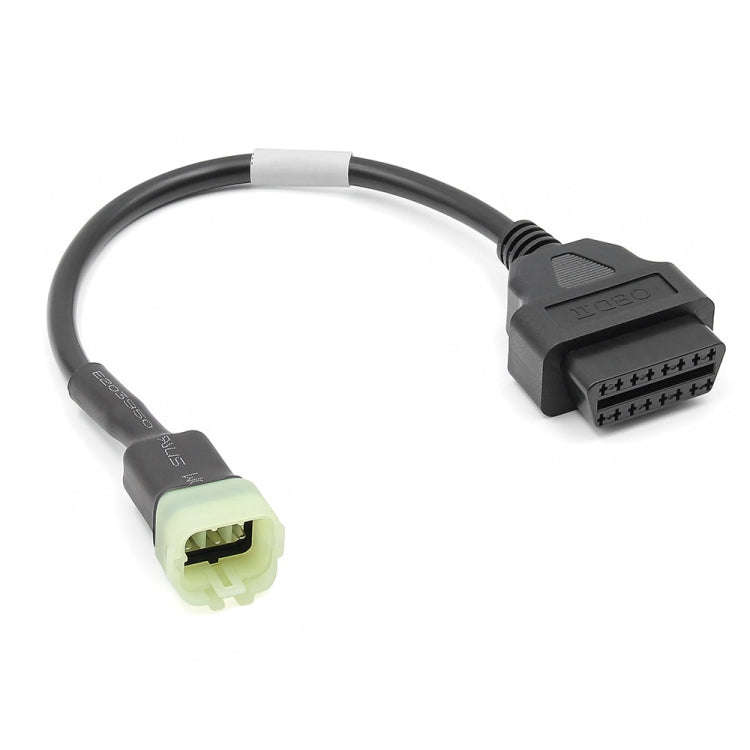 For Kawasaki 6 Pin to OBDII Female Motorcycle Connector Cable