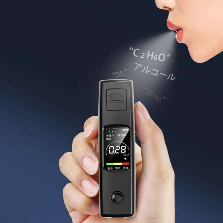 CSY-100 Portable Air Blowing High Precision Digital Alcohol Tester, English Version (White)