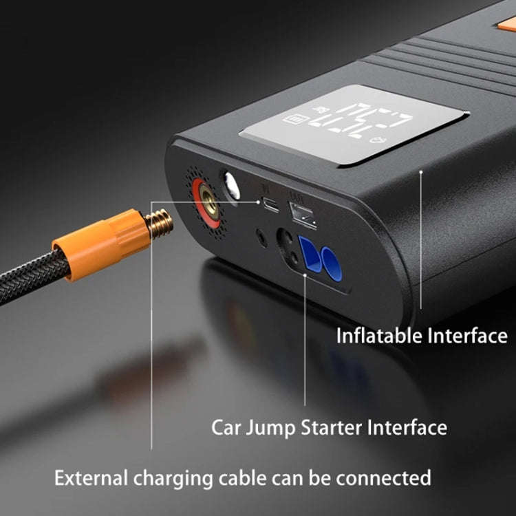 D7L 8800mAh Multifunctional Car Emergency Start Power Supply Air Pump Integrated Machine