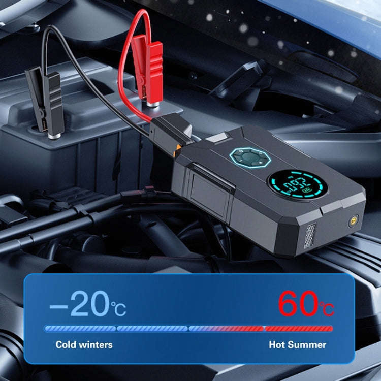 YS03TH 6000mAh Car Emergency Start Power Supply Electric Air Pump Integrated Machine