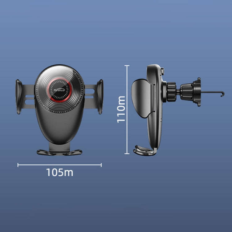 M8 Universal Car Mechanical Gravity Air Outlet Phone Navigation Holder