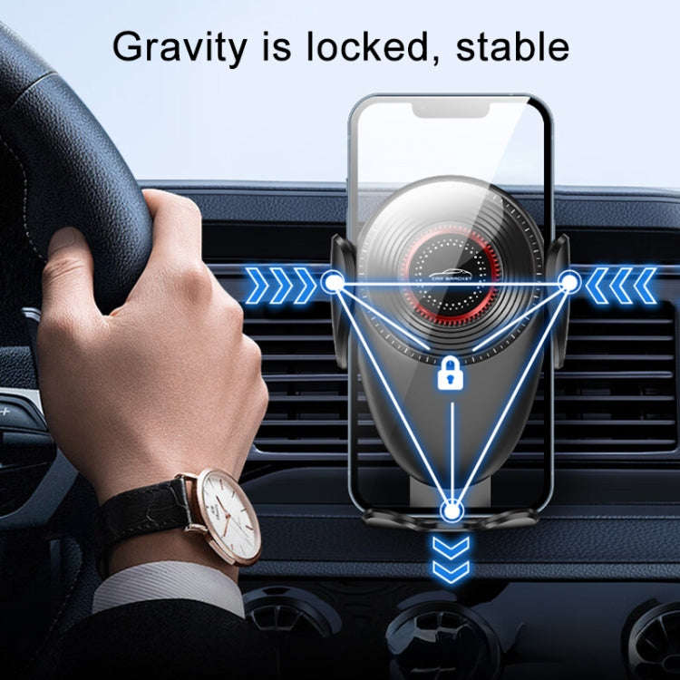 M8 Universal Car Mechanical Gravity Air Outlet Phone Navigation Holder
