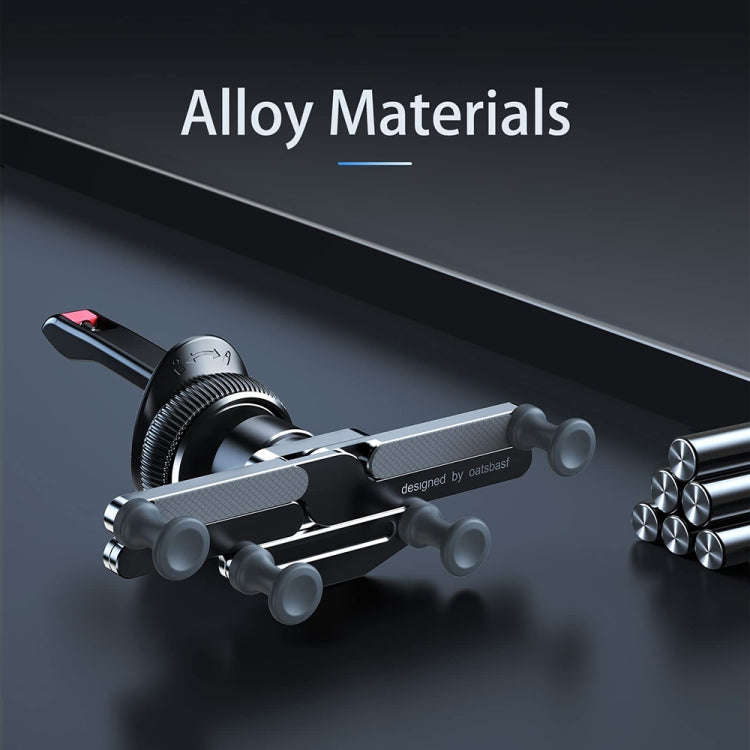 Car Knob Air Outlet Invisible Aluminum Alloy Gravity Holder