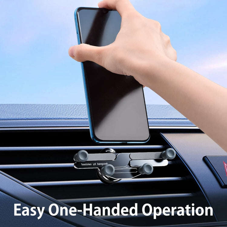 Car Knob Air Outlet Invisible Aluminum Alloy Gravity Holder