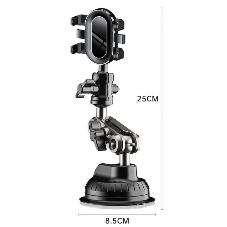 Car Universal Overhead Camera Suction Cup Phone Holder, Short Style
