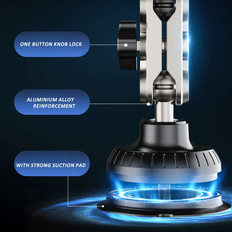 Car Universal Overhead Camera Suction Cup Phone Holder, Short Style