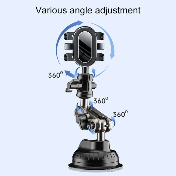 Car Universal Overhead Camera Suction Cup Phone Holder, Short Style