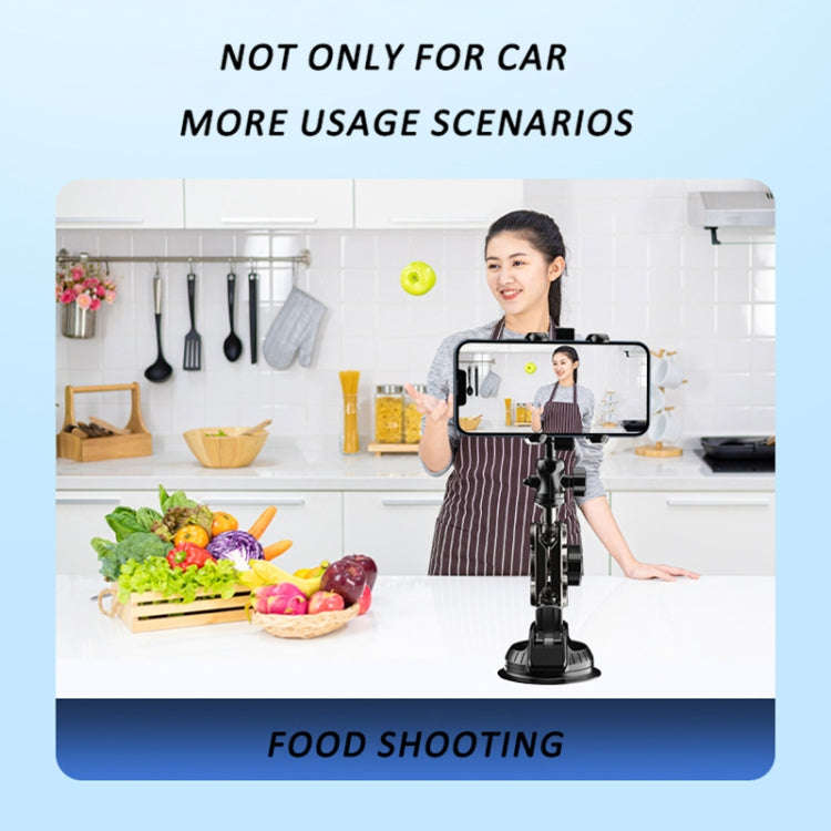 Car Universal Overhead Camera Suction Cup Phone Holder, Short Style