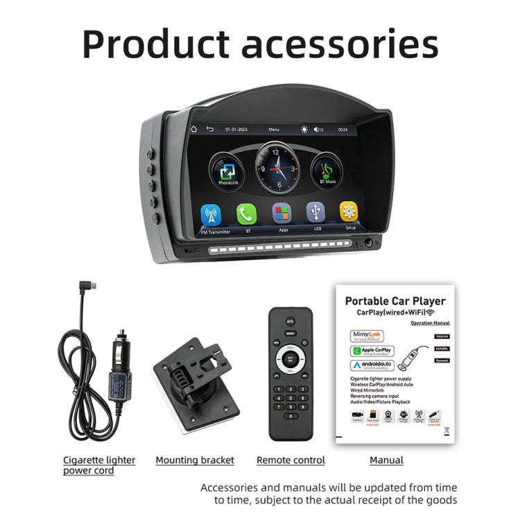 B5540 4.7 inch Allwinner Melis F133 Car MP5 Player, Support iOS CarPlay / Android Auto / BT / USB...
