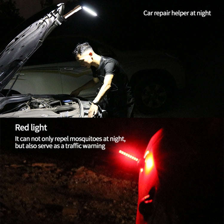 FT20 Folding Magnet Car Inspection Light Work Maintenance Lamp Strong Emergency COB LED Lamp (Khaki)