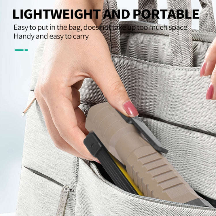 FT20 Folding Magnet Car Inspection Light Work Maintenance Lamp Strong Emergency COB LED Lamp (Khaki)