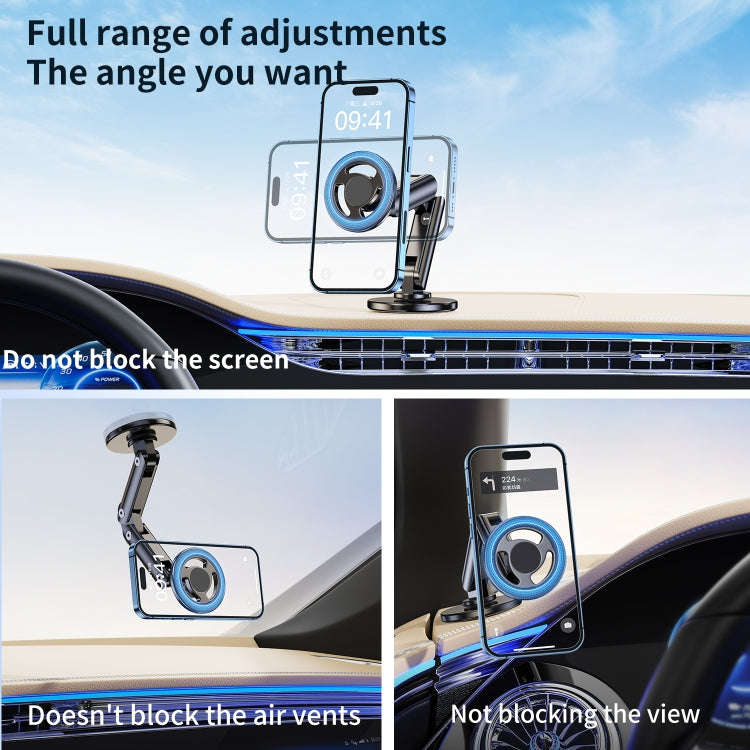 LK-CDD13 Car Multi-angle Adjustable MagSafe Magnetic Holder (Black)