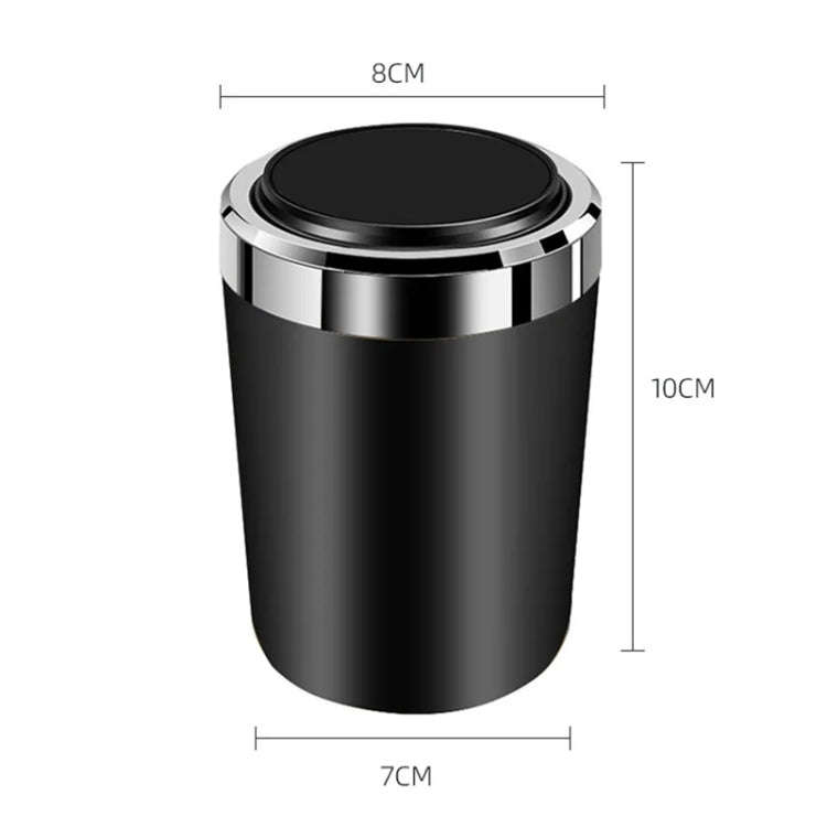 BY-1091 Car Press Style Metal Liner Ashtray with LED Light