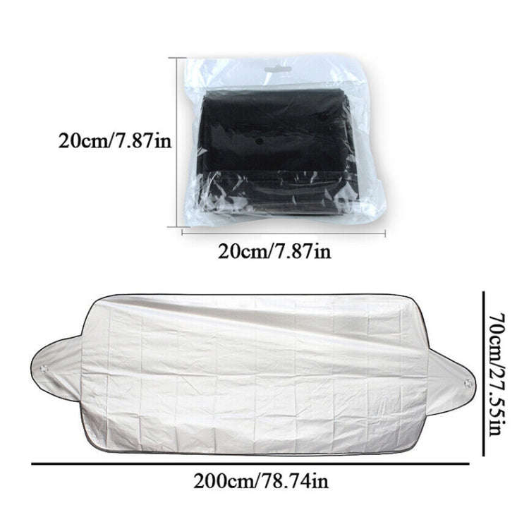 BY-689 Car Sunshine Frost Snow Protect Front Windshield Cover, Size: 200x70cm