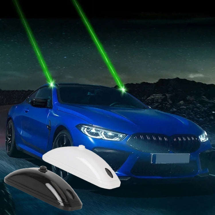 H901 Car Remote Pilot Light Warning Light Dual Flash Light (Black)