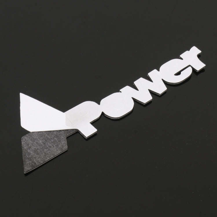 Car Germany Flag Style Power Metal Personalized Decorative Stickers, Size: 14x3x0.3cm (Black)
