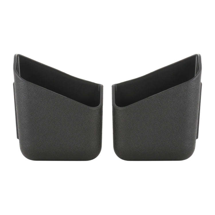 KMS-933 1 Pair Car Multifunctional Adhesive Storage Box Glasses Cellphone Storage Box (Black)