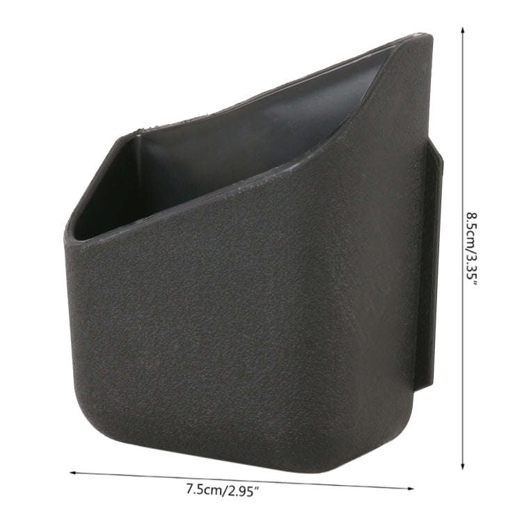 KMS-933 1 Pair Car Multifunctional Adhesive Storage Box Glasses Cellphone Storage Box (Black)