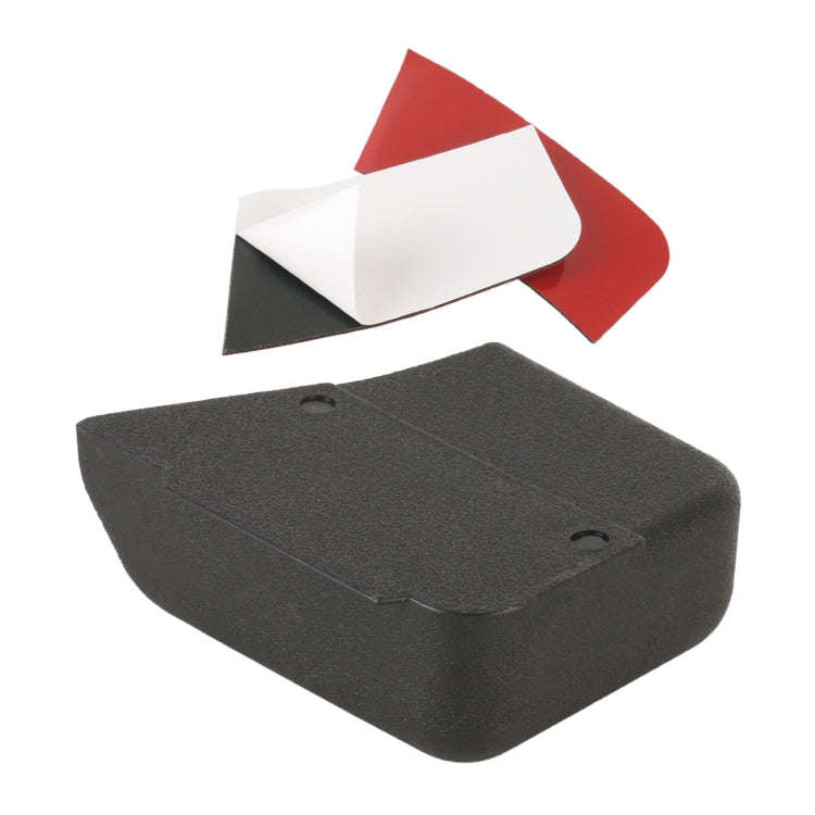 KMS-933 1 Pair Car Multifunctional Adhesive Storage Box Glasses Cellphone Storage Box (Black)