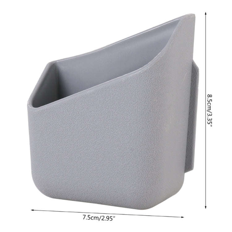 KMS-933 1 Pair Car Multifunctional Adhesive Storage Box Glasses Cellphone Storage Box (Grey)