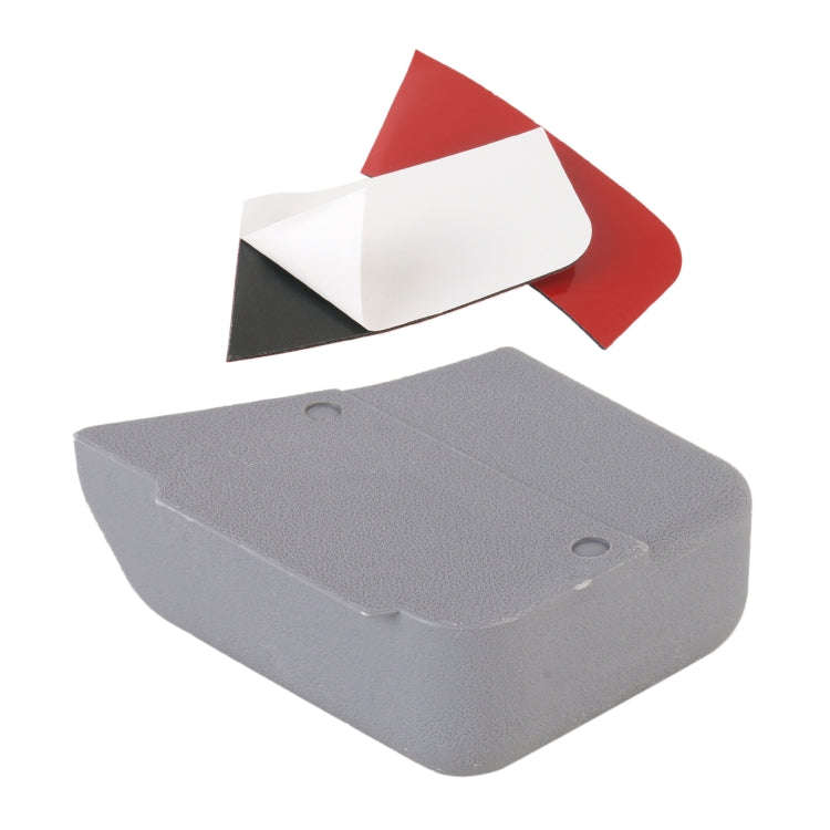 KMS-933 1 Pair Car Multifunctional Adhesive Storage Box Glasses Cellphone Storage Box (Grey)