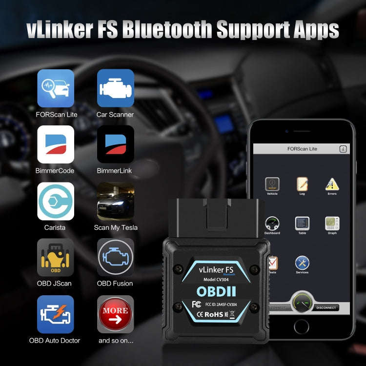 Vgate OBD2 Bluetooth Diagnostic Tool