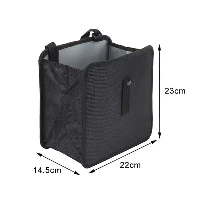 Car Garbage Storage Box Hanging Rear Seat Storage Bag, Size: 22 x 23 x 14.5cm