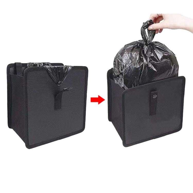 Car Garbage Storage Box Hanging Rear Seat Storage Bag, Size: 22 x 23 x 14.5cm