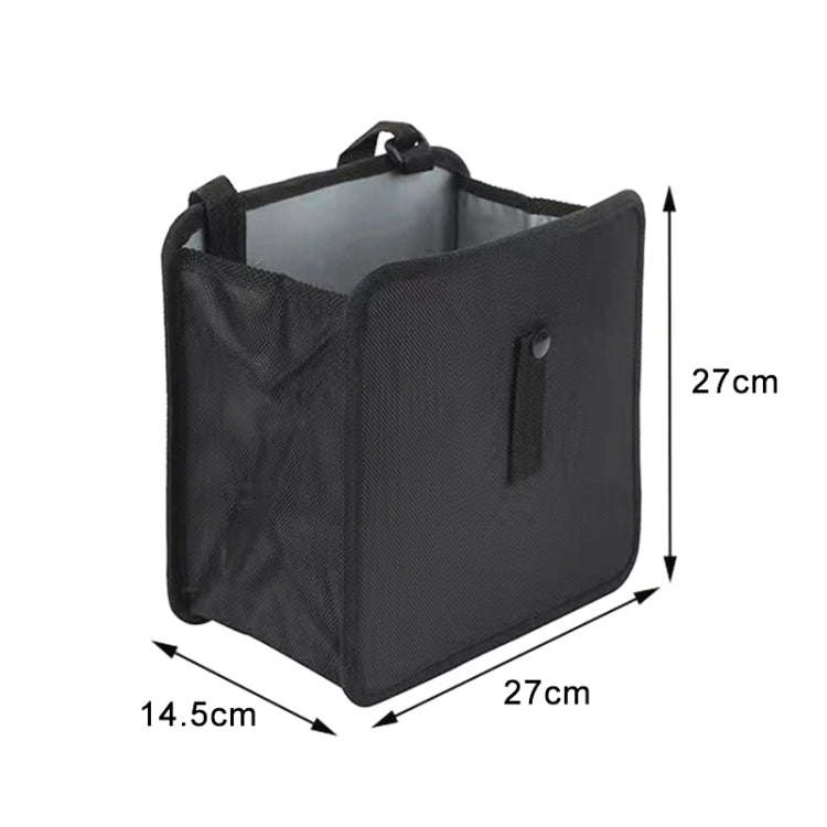 Car Garbage Storage Box Hanging Rear Seat Storage Bag, Size: 27 x 27 x 14.5cm