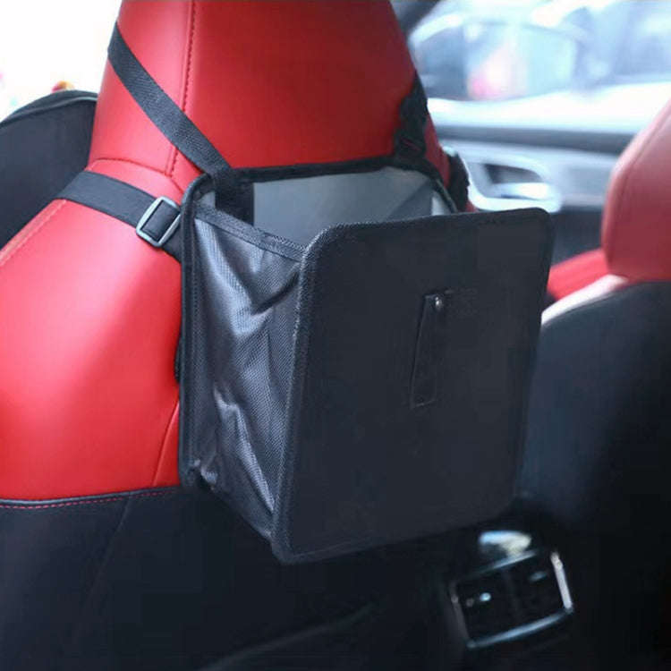 Car Garbage Storage Box Hanging Rear Seat Storage Bag, Size: 27 x 27 x 14.5cm