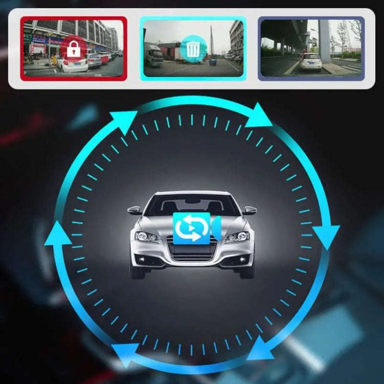 Q3 3 inch Car 1080P HD Single Recording Driving Recorder, Supports Automatic Loop Recording