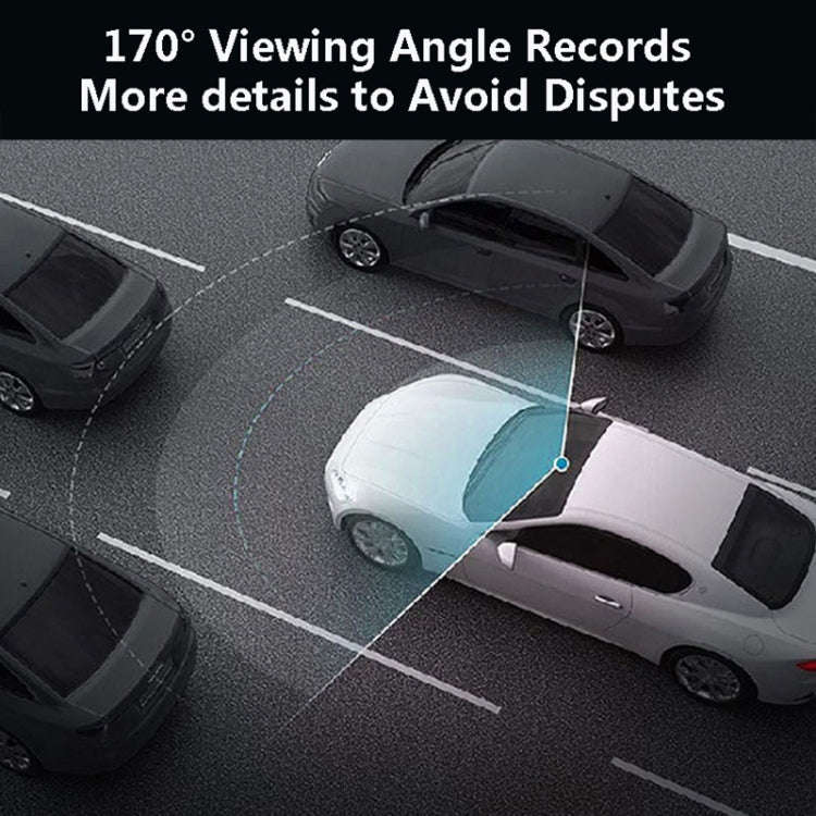 Q3 3 inch Car 1080P HD Single Recording Driving Recorder, Supports Automatic Loop Recording