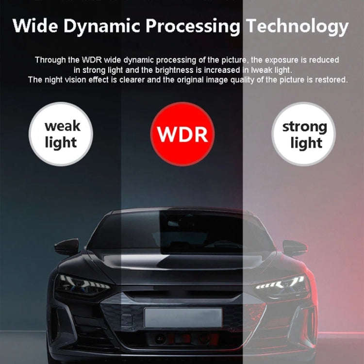 Q3 3 inch Car 1080P HD Single Recording Driving Recorder, Supports Automatic Loop Recording