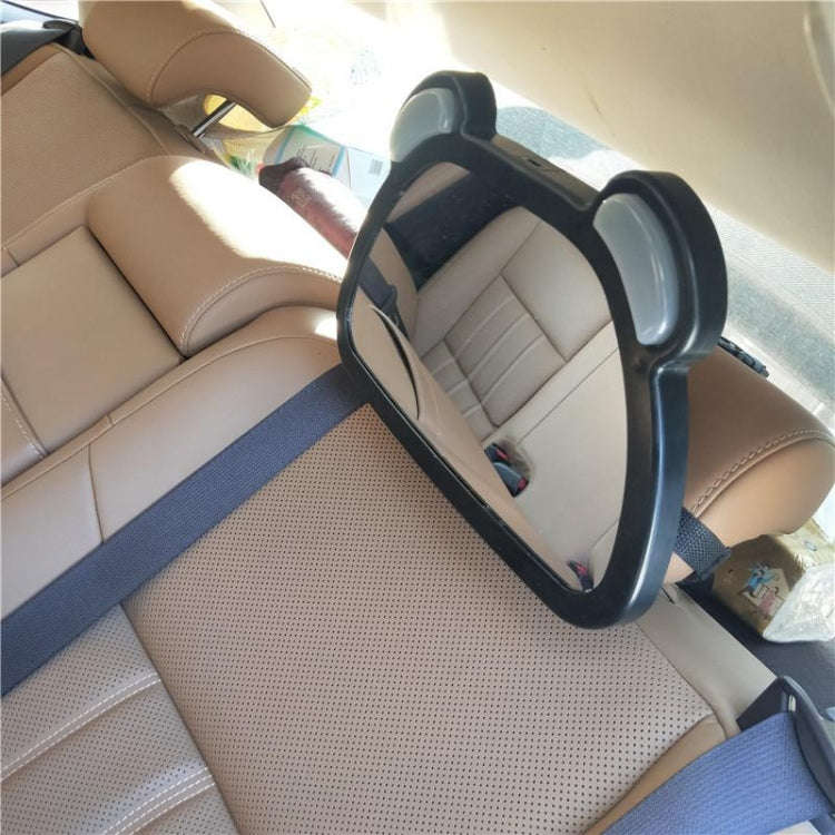 Car Baby Auxiliary Viewing Mirror with LED Remote Control Light + USB Charging