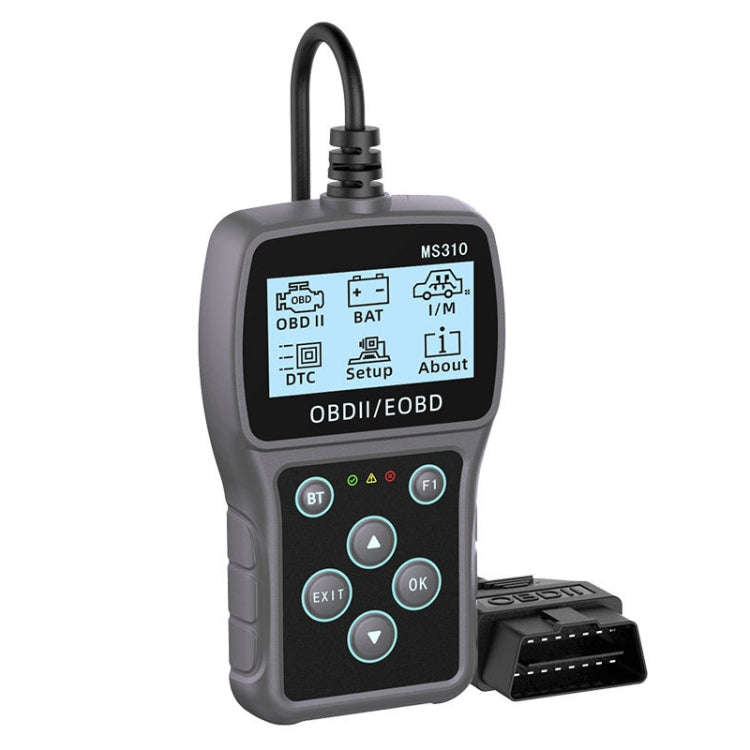 MS310 LCD Screen Car Battery Tester ODB2 Fault Detector