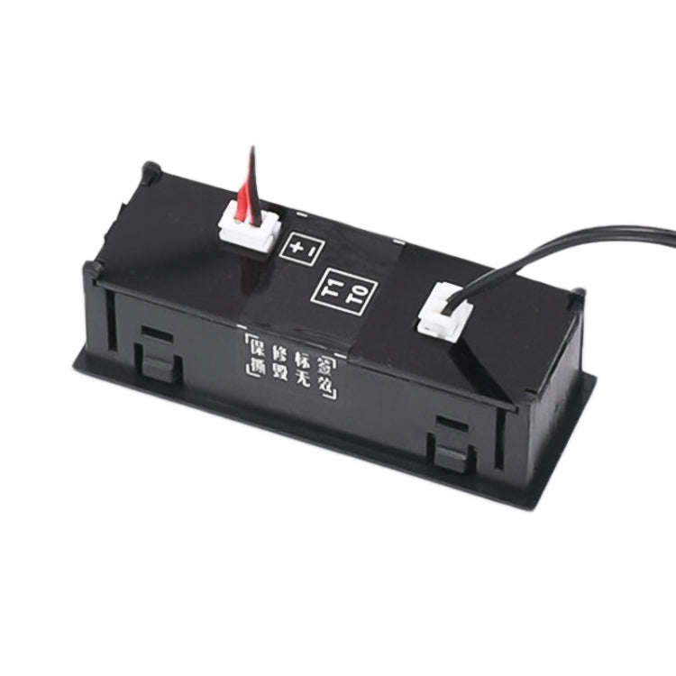 3 in 1 DC5-50V Car High-precision Electronic LED Luminous Clock + Thermometer + Voltmeter (Red)