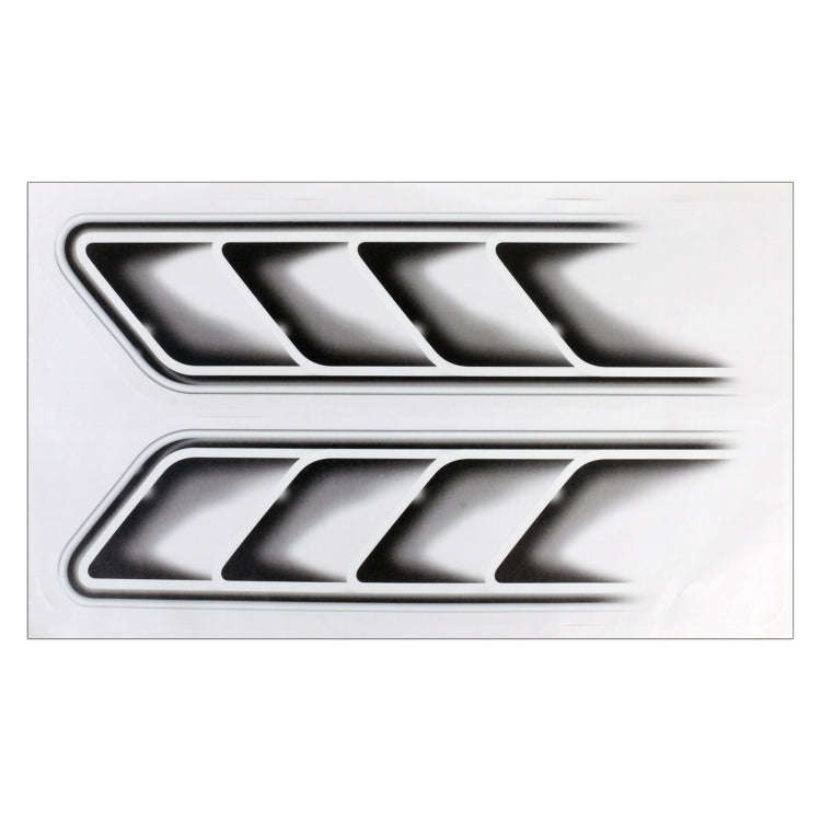 Car PVC Self-adhesive Fake Vent Decorative Stickers