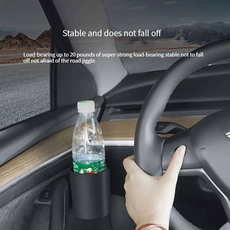 For Tesla Model Y / 3 4pcs / Set Car Door Water Cup Storage Holder