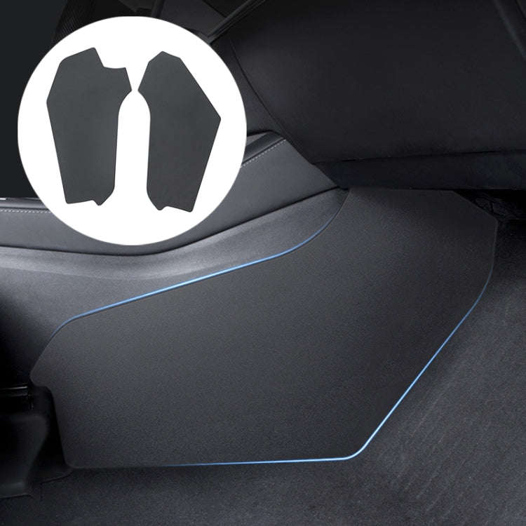 For Tesla Model Y 2pcs / Set Car Center Console Side Anti-Kick Pad